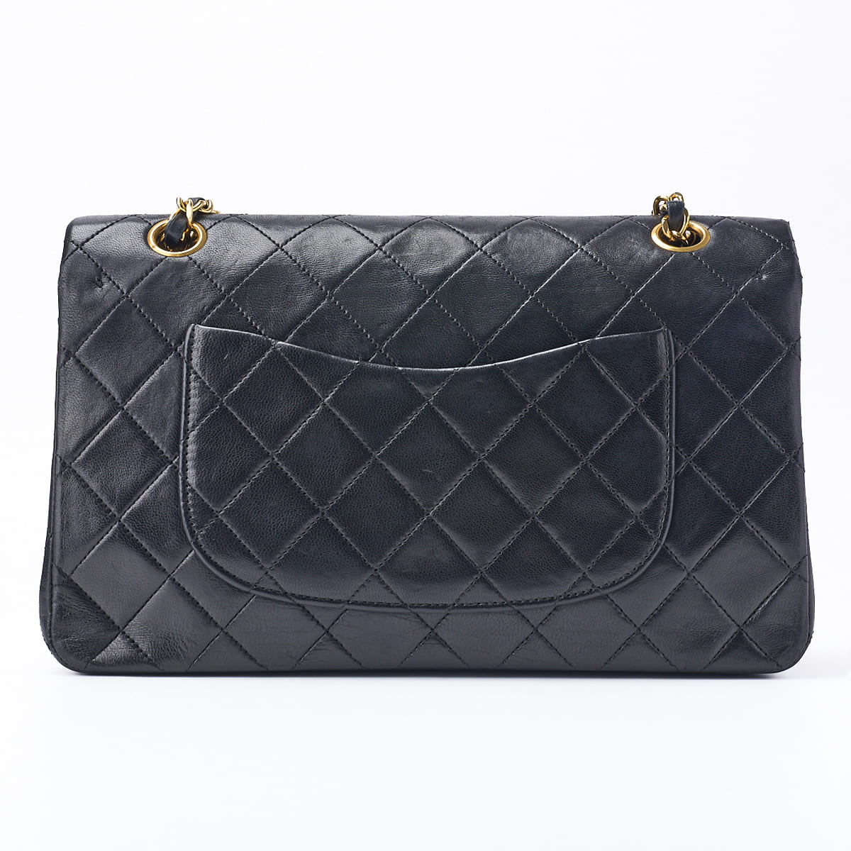 CHANEL Shoulder Bag Mini Matelasse Turn Lock Lambskin Black Gold-Tone Hardware Pre-Owned - Vintage La Charme