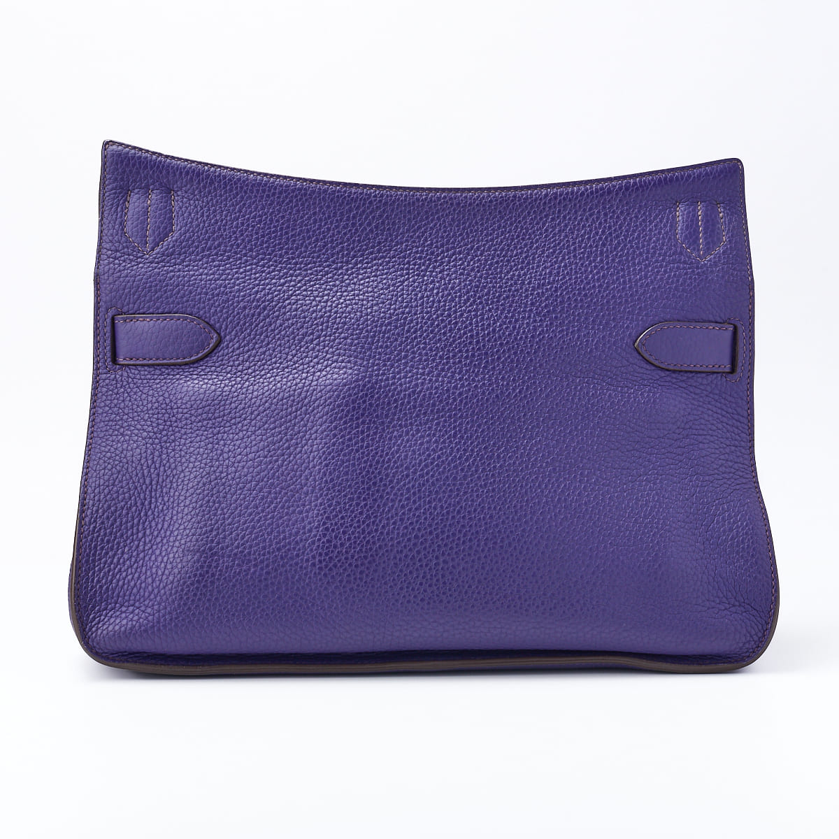 HERMES Gypsiere 34 Shoulder Bag Tryon Clemence Ultraviolet Silver-Tone Hardware Pre-Owned - Vintage La Charme