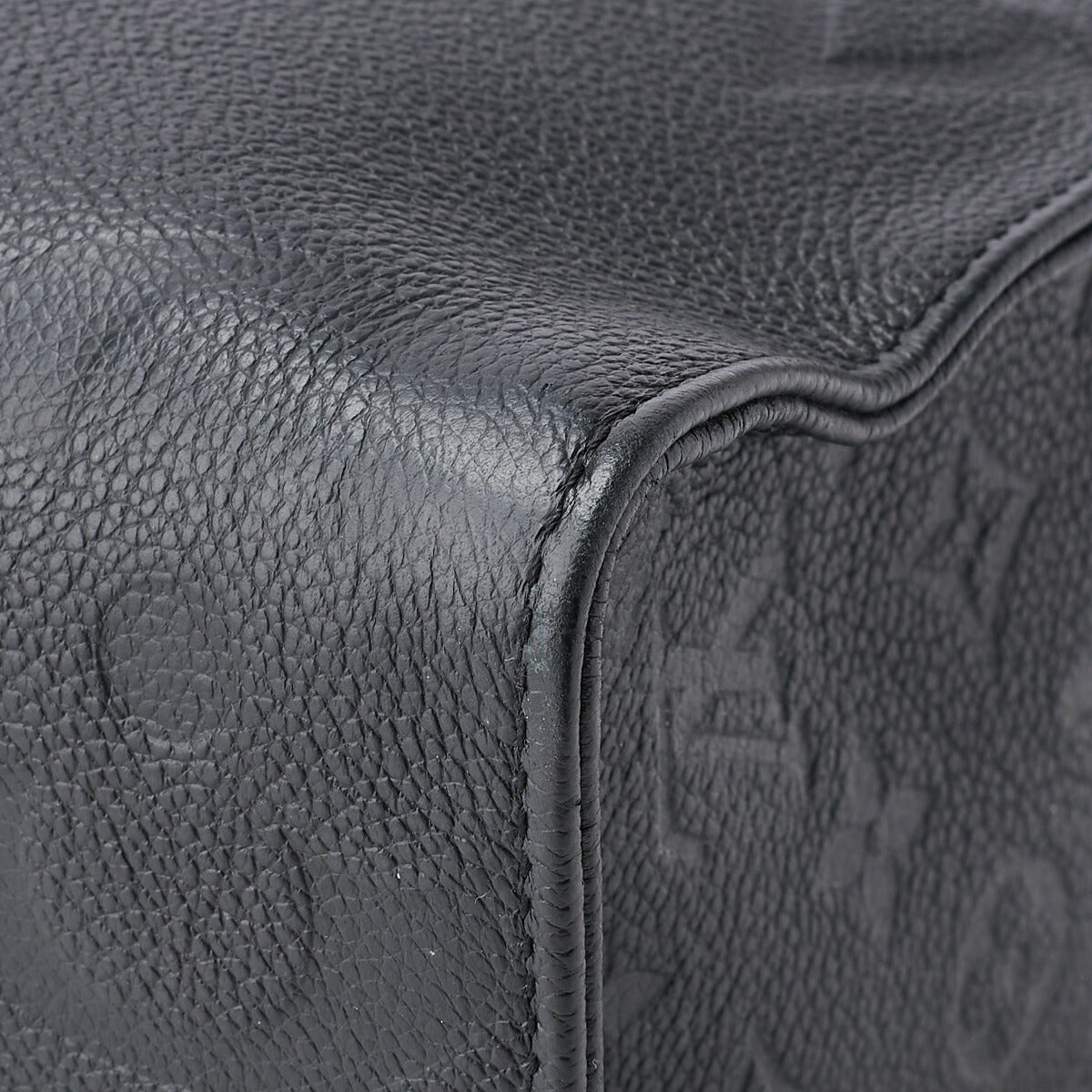 Louis Vuitton Shoulder Tote Bag 2WAY Monogram Unplanted Leather Black Gold-Tone Hardware Pre-Owned - Vintage La Charme