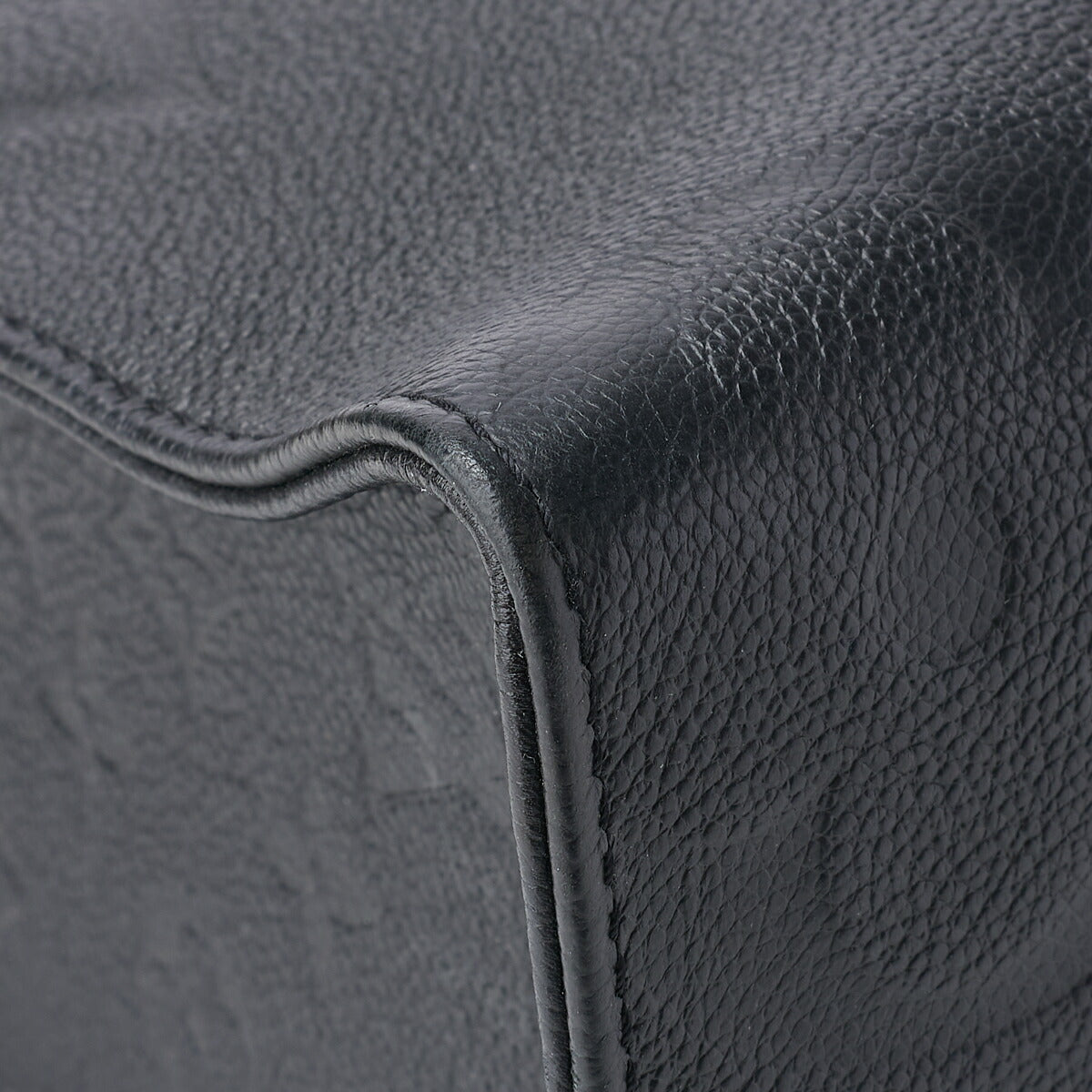 Louis Vuitton Shoulder Tote Bag 2WAY Monogram Unplanted Leather Black Gold-Tone Hardware Pre-Owned - Vintage La Charme