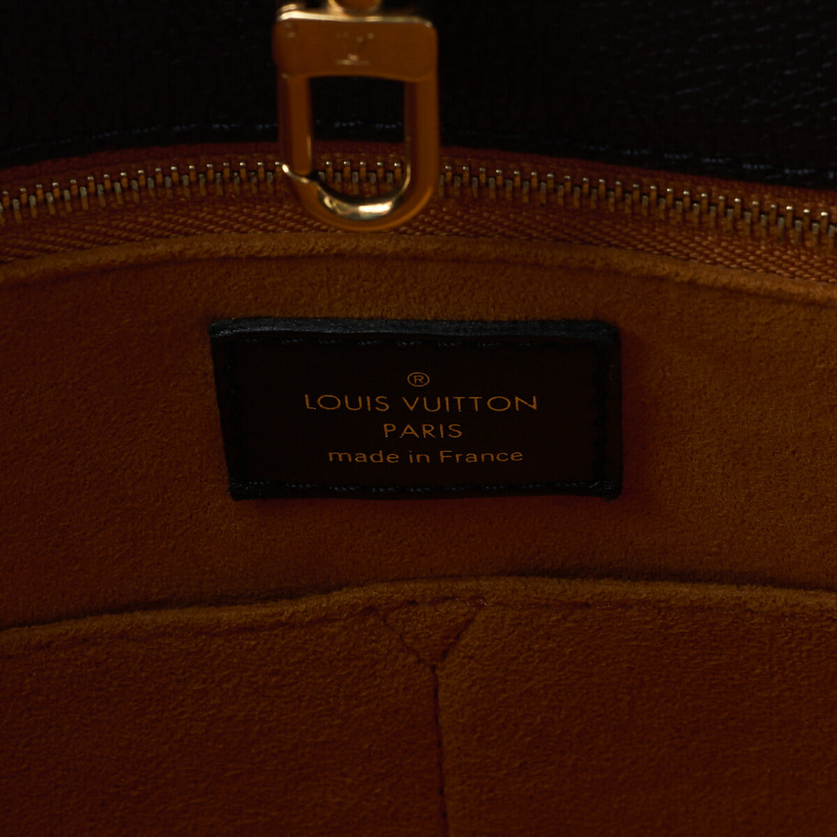 Louis Vuitton Shoulder Tote Bag 2WAY Monogram Unplanted Leather Black Gold-Tone Hardware Pre-Owned - Vintage La Charme