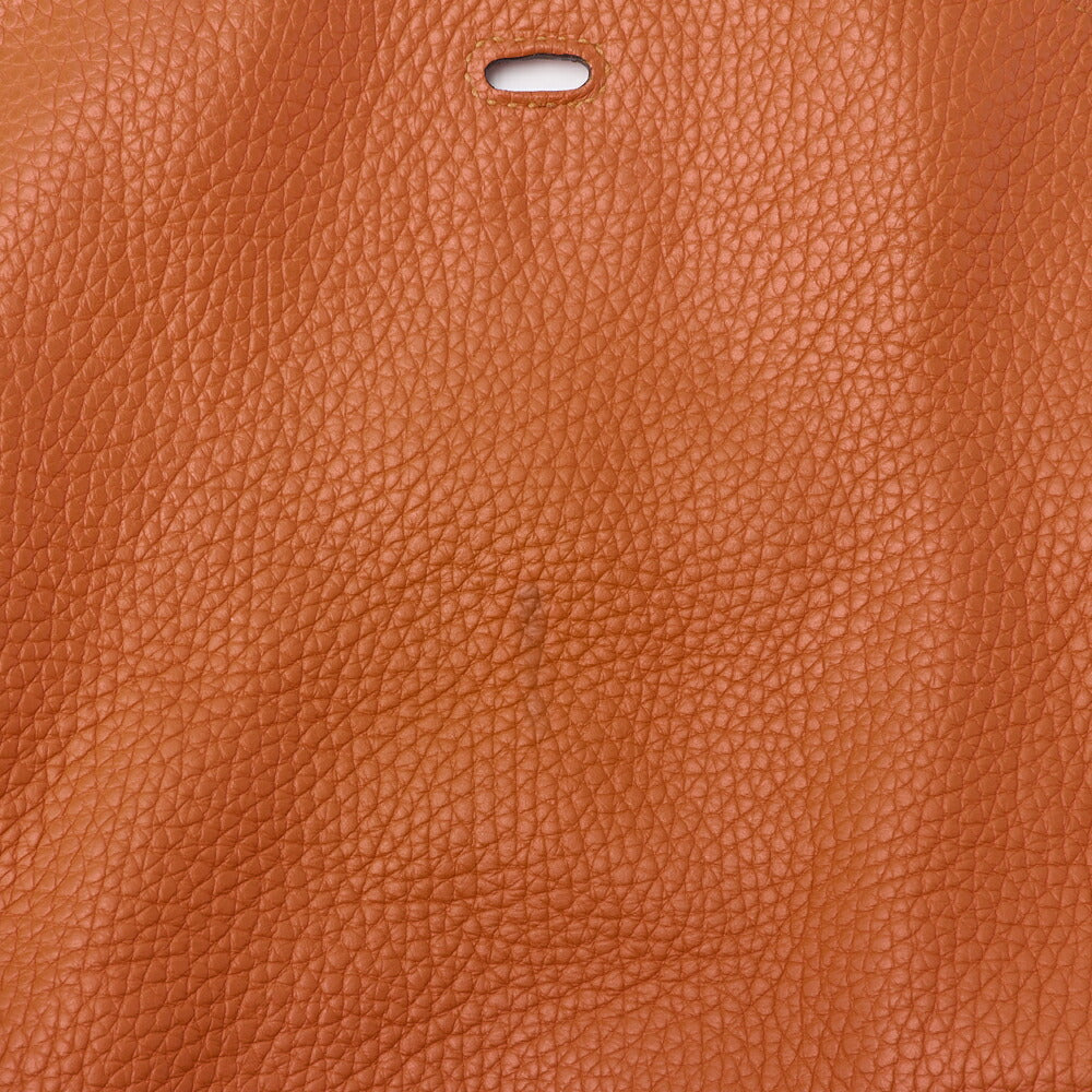 HERMES Lindy 34 Shoulder Bag Tryon Clemence Orange Poppy Silver-Tone Hardware Pre-Owned - Vintage La Charme