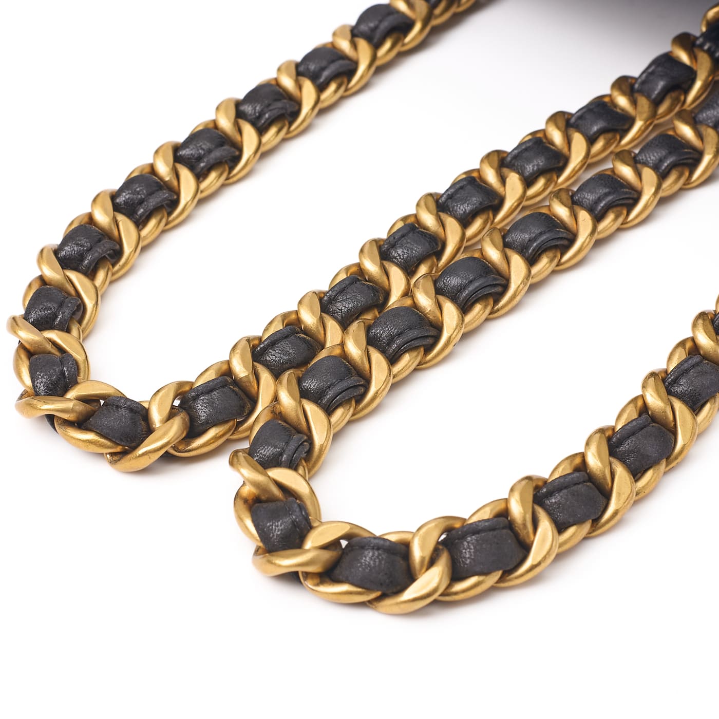 CHANEL Chain Backpack Bag Matelasse Outside Flap Turn Lock Lambskin Black Gold-Tone Hardware Pre-Owned - Vintage La Charme