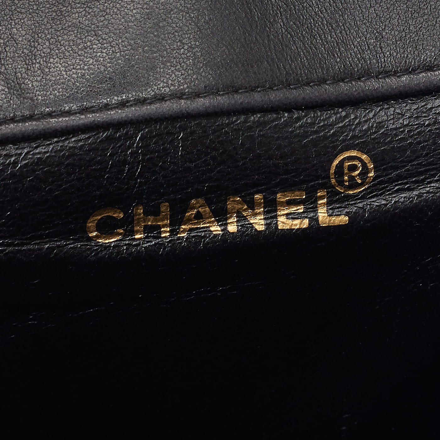 CHANEL Chain Backpack Bag Matelasse Outside Flap Turn Lock Lambskin Black Gold-Tone Hardware Pre-Owned - Vintage La Charme