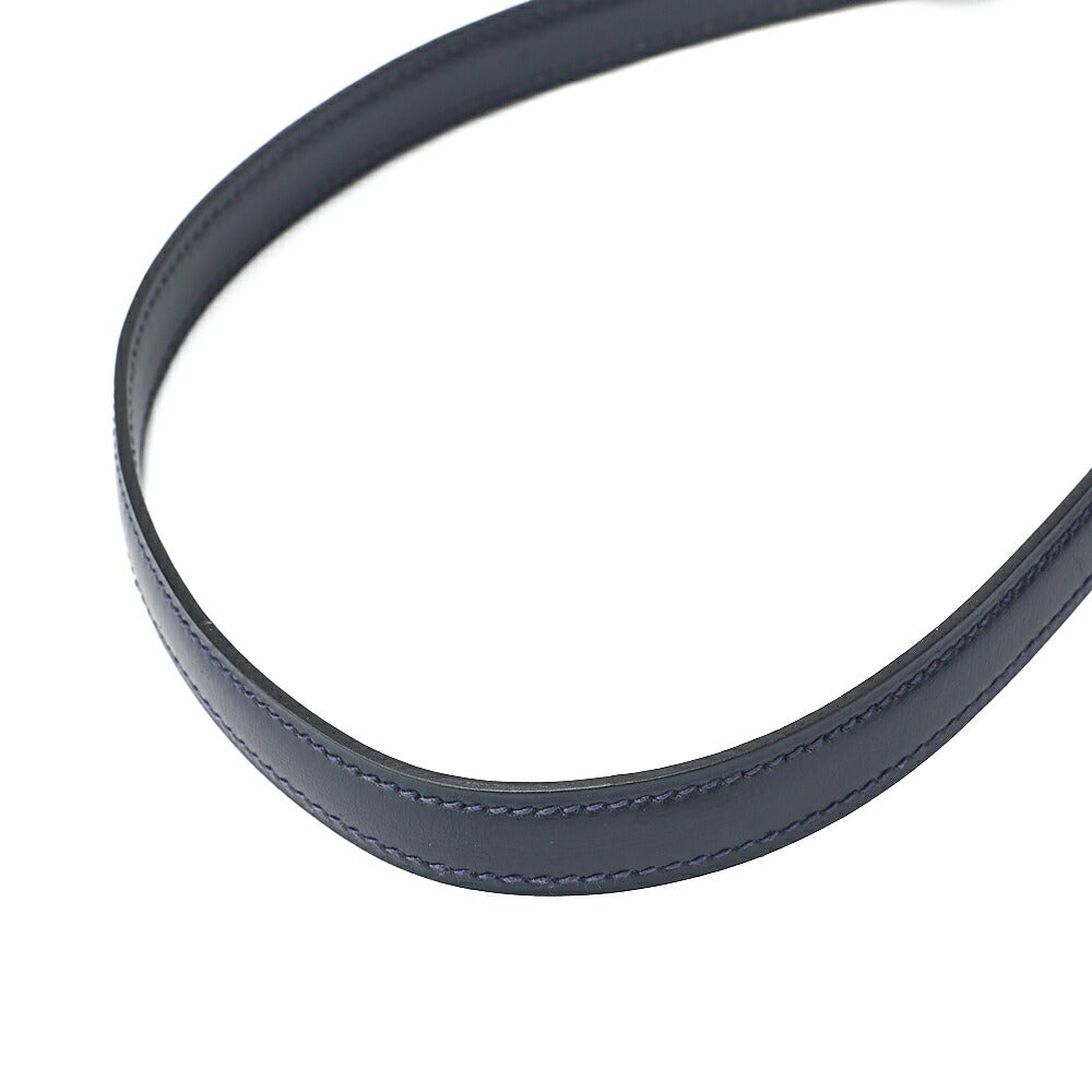 HERMES Liddy Shoulder Bag Mini Shoulder Backpack Bag Box Calf Navy Gold-Tone Hardware Pre-Owned - Vintage La Charme