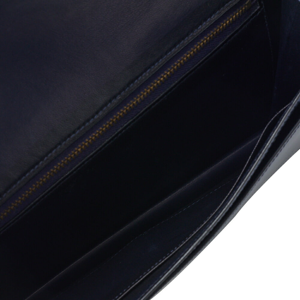 HERMES Liddy Shoulder Bag Mini Shoulder Backpack Bag Box Calf Navy Gold-Tone Hardware Pre-Owned - Vintage La Charme