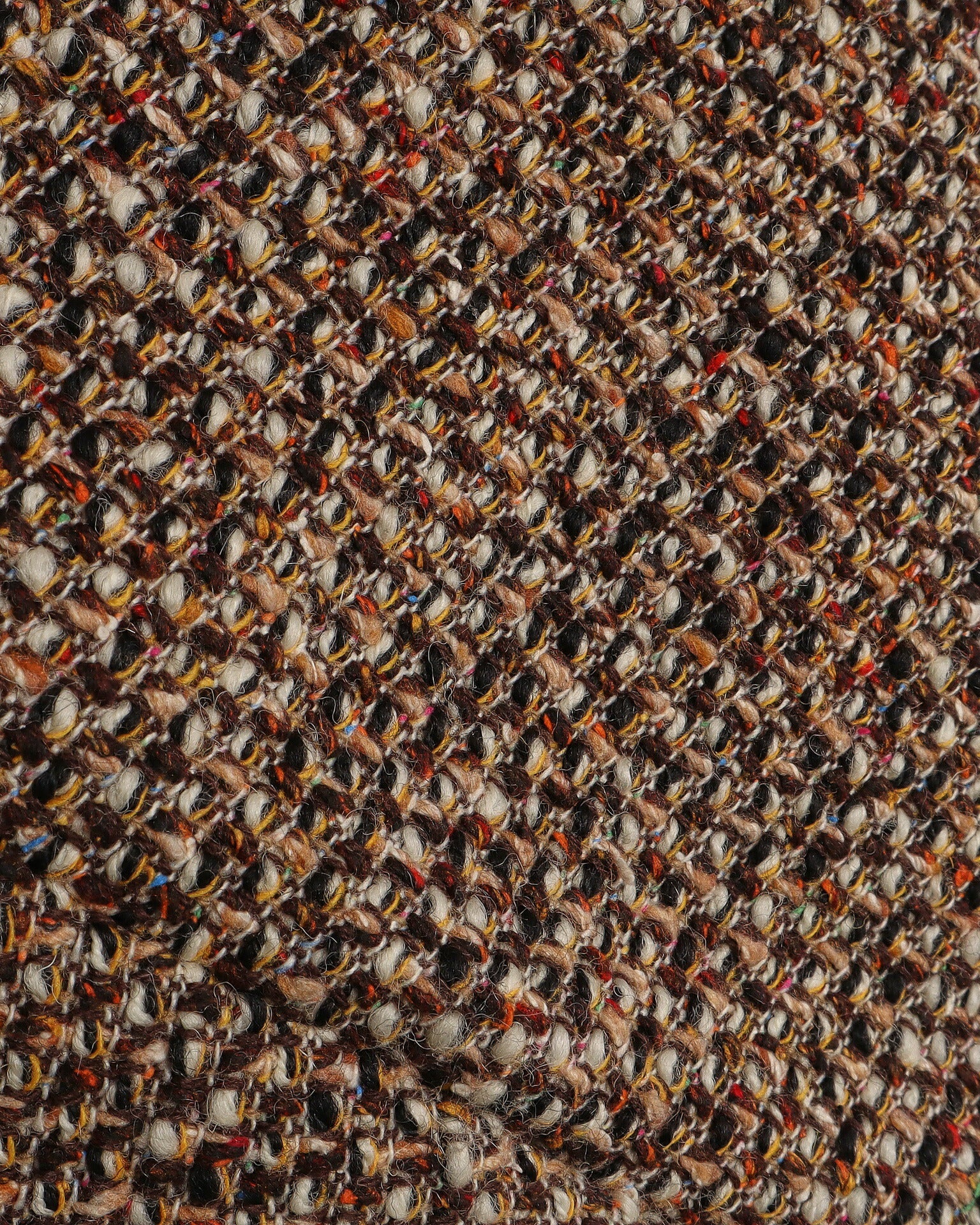 Louis Vuitton Dress, Tweed, Wool Silk Blend, Brown, Gold-Tone Hardware, Pre-Owned - Vintage La Charme