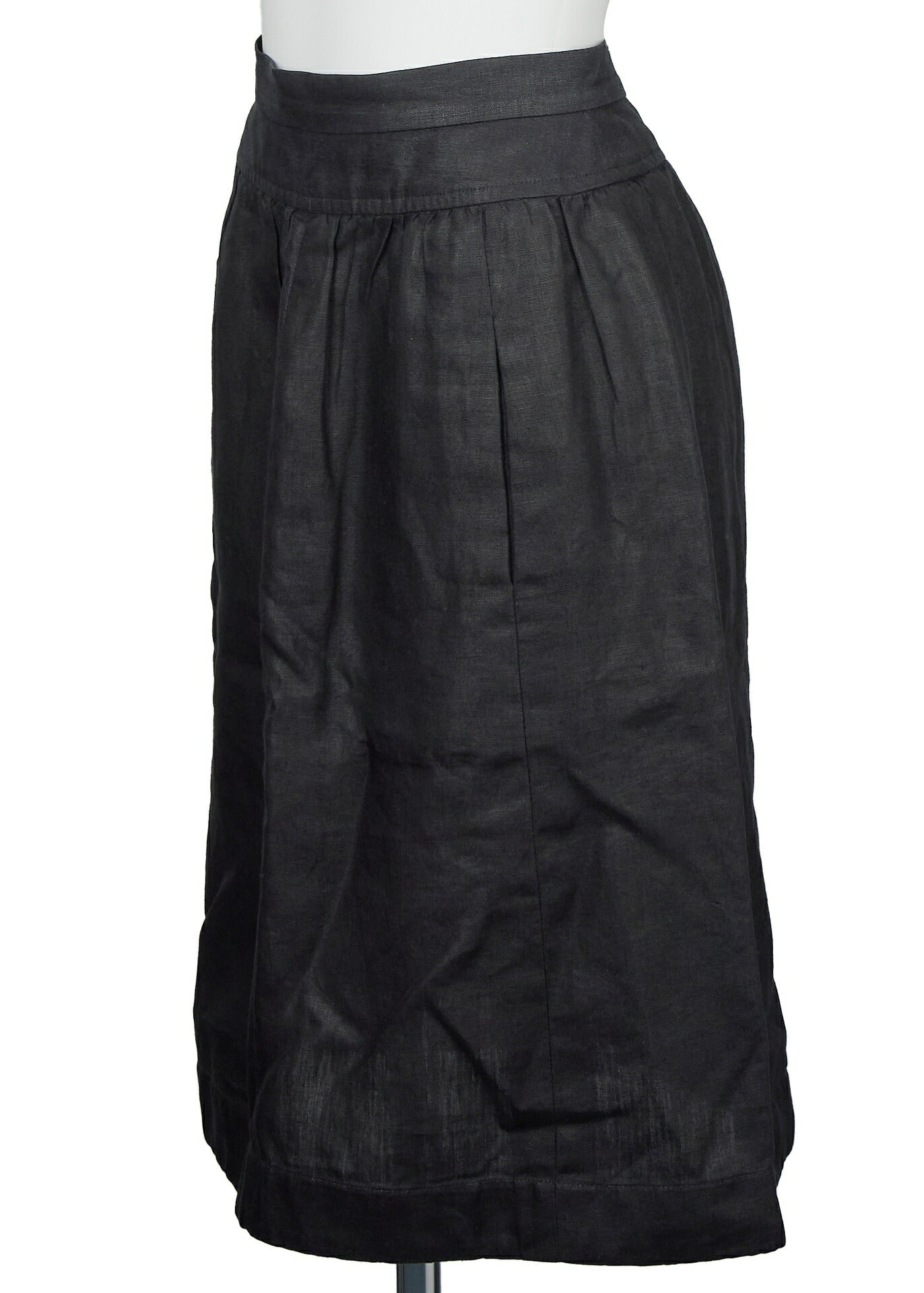 Chanel Jacket Skirt Setup, Paint Pattern, Cotton, Black, Gold-Tone Hardware, Pre-Owned - Vintage La Charme