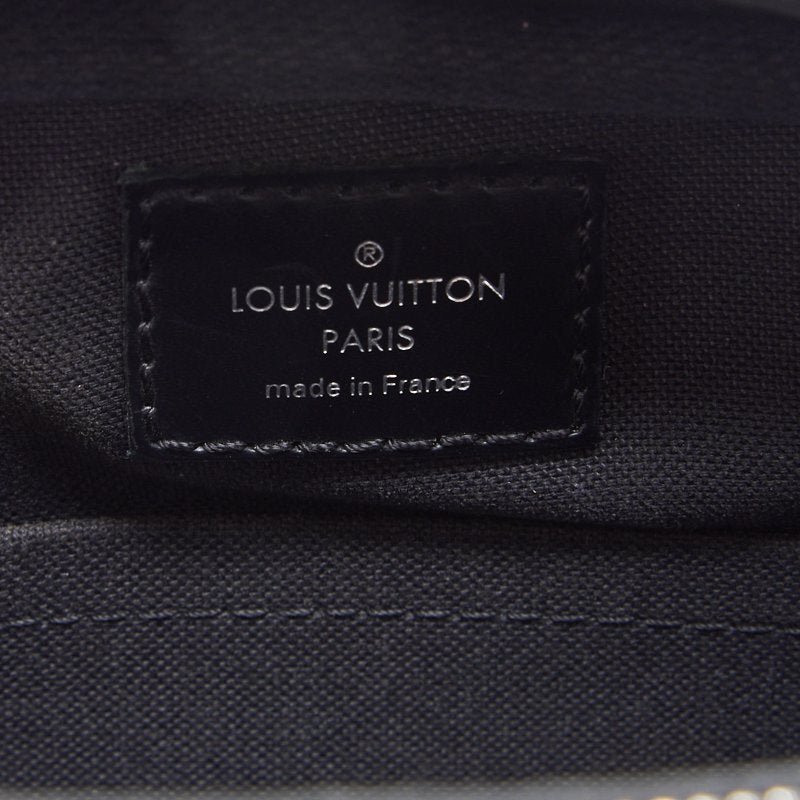 Louis Vuitton Mini Shoulder Waist Bag Damier Graffite PVC Gray Silver-Tone Hardware Pre-Owned - Vintage La Charme