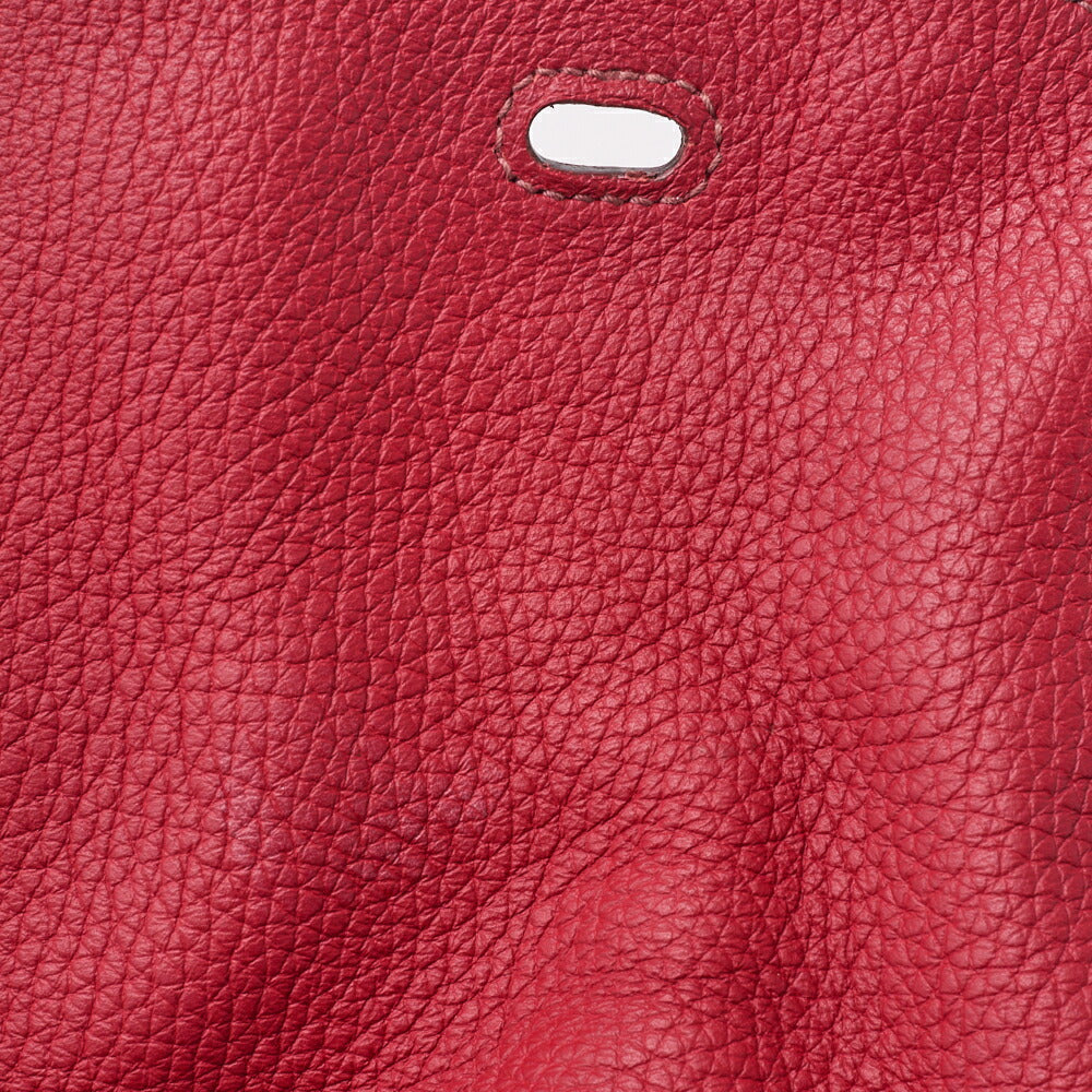 HERMES Lindy 30 2WAY Shoulder Bag Tryon Clemence Rouge Casaque Silver-Tone Hardware Pre-Owned - Vintage La Charme