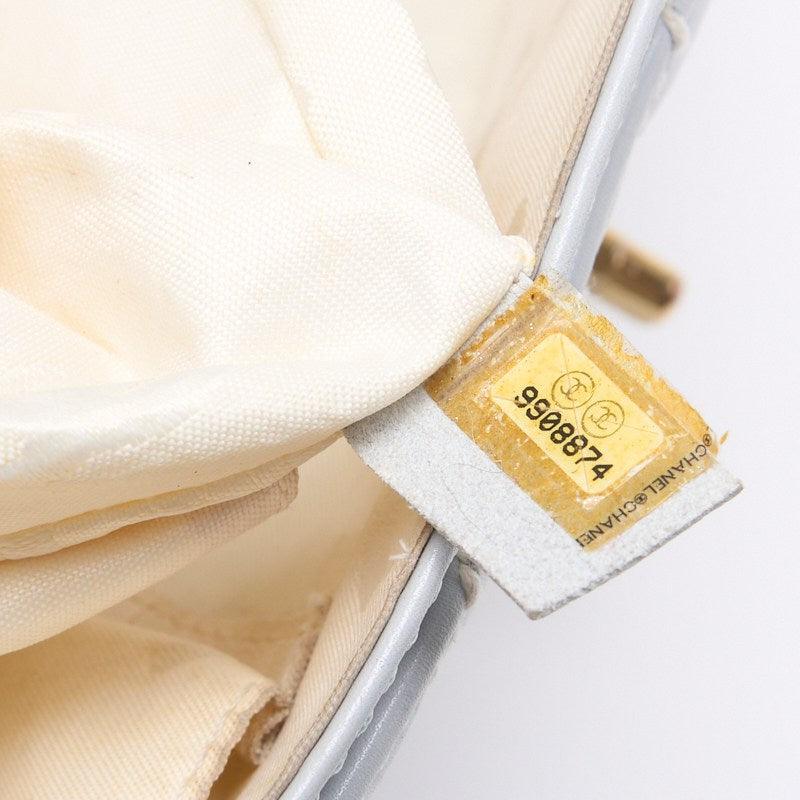 CHANEL Shoulder Bag Mini Matelasse Lambskin Light Blue Gold-Tone Hardware Pre-Owned - Vintage La Charme