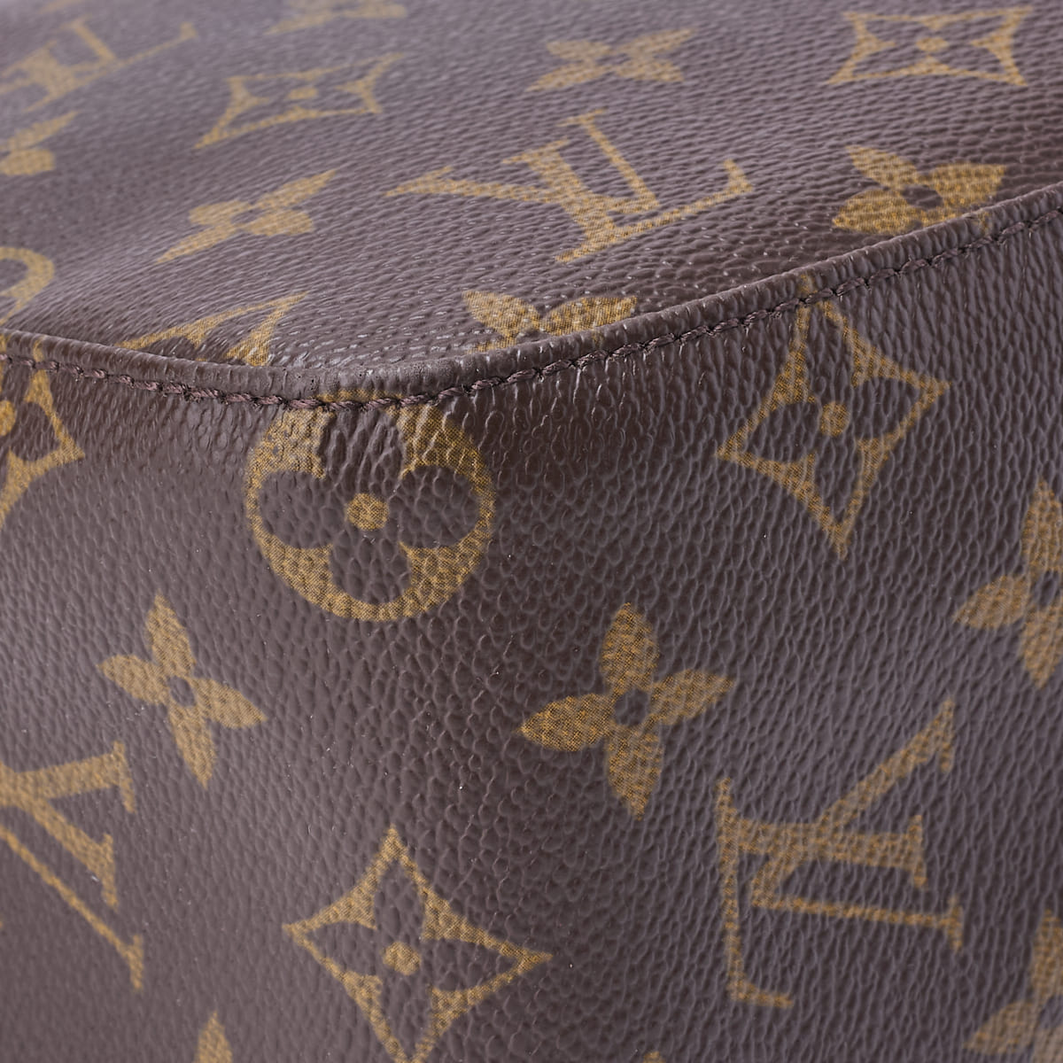 Louis Vuitton Shoulder Bag, Looping MM, Monogram, PVC, Brown, Gold-Tone Hardware, Pre-Owned - Vintage La Charme