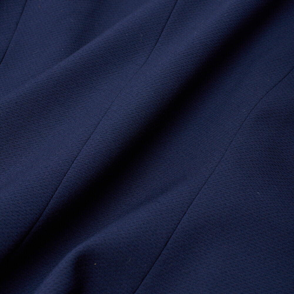 CHANEL Jacket Skirt Set, Coco Button, Wool, Navy, Gold-Tone Hardware, Pre-Owned - Vintage La Charme