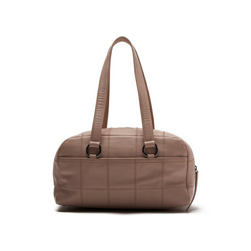 CHANEL Handbag Chocolate Bar Top Logo Caviar Skin Light Pink Silver-Tone Hardware Pre-Owned - Vintage La Charme