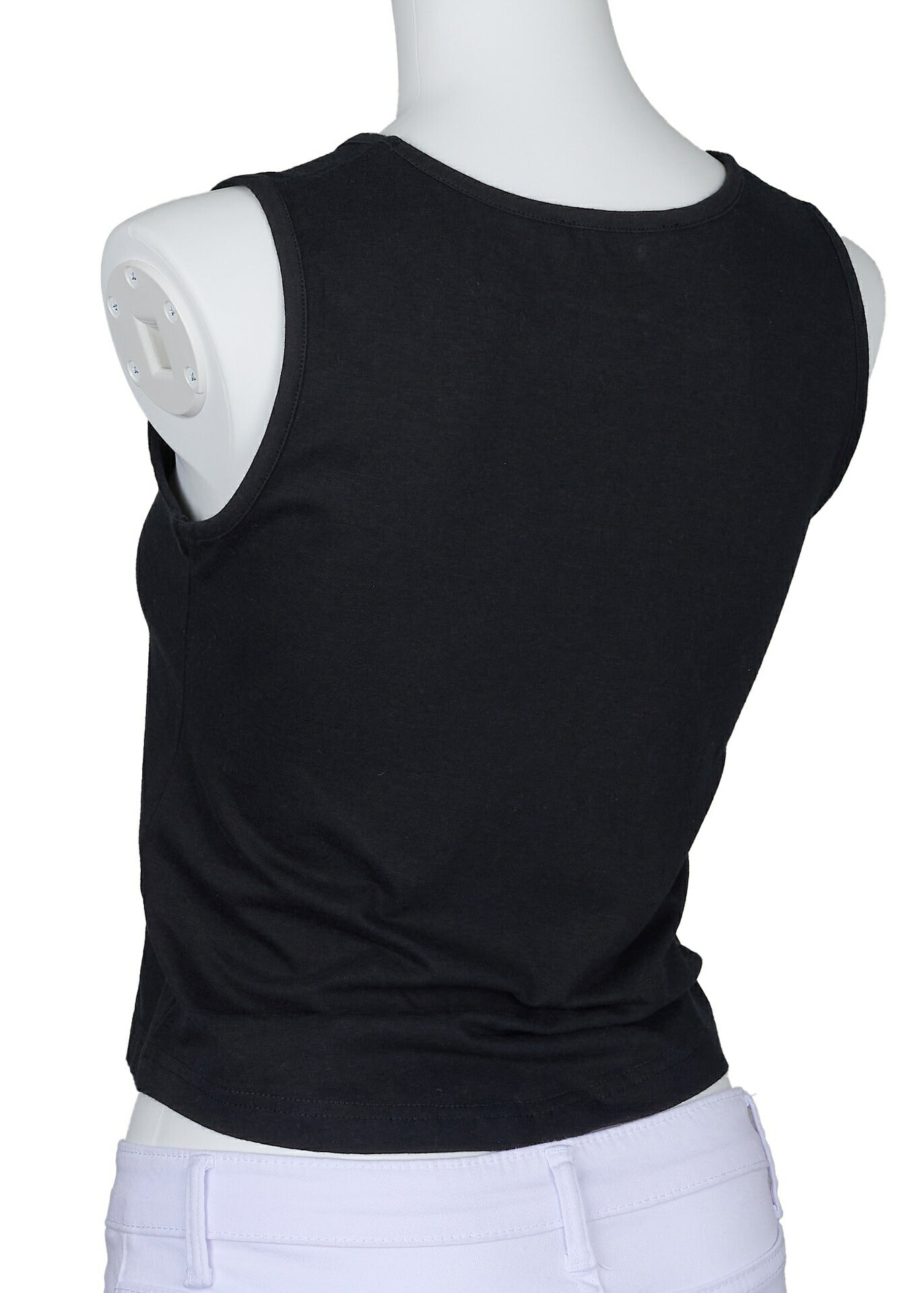 Dior Sleeveless Tank Top, Logo, Cotton, Black, Silver-Tone Hardware, Pre-Owned - Vintage La Charme