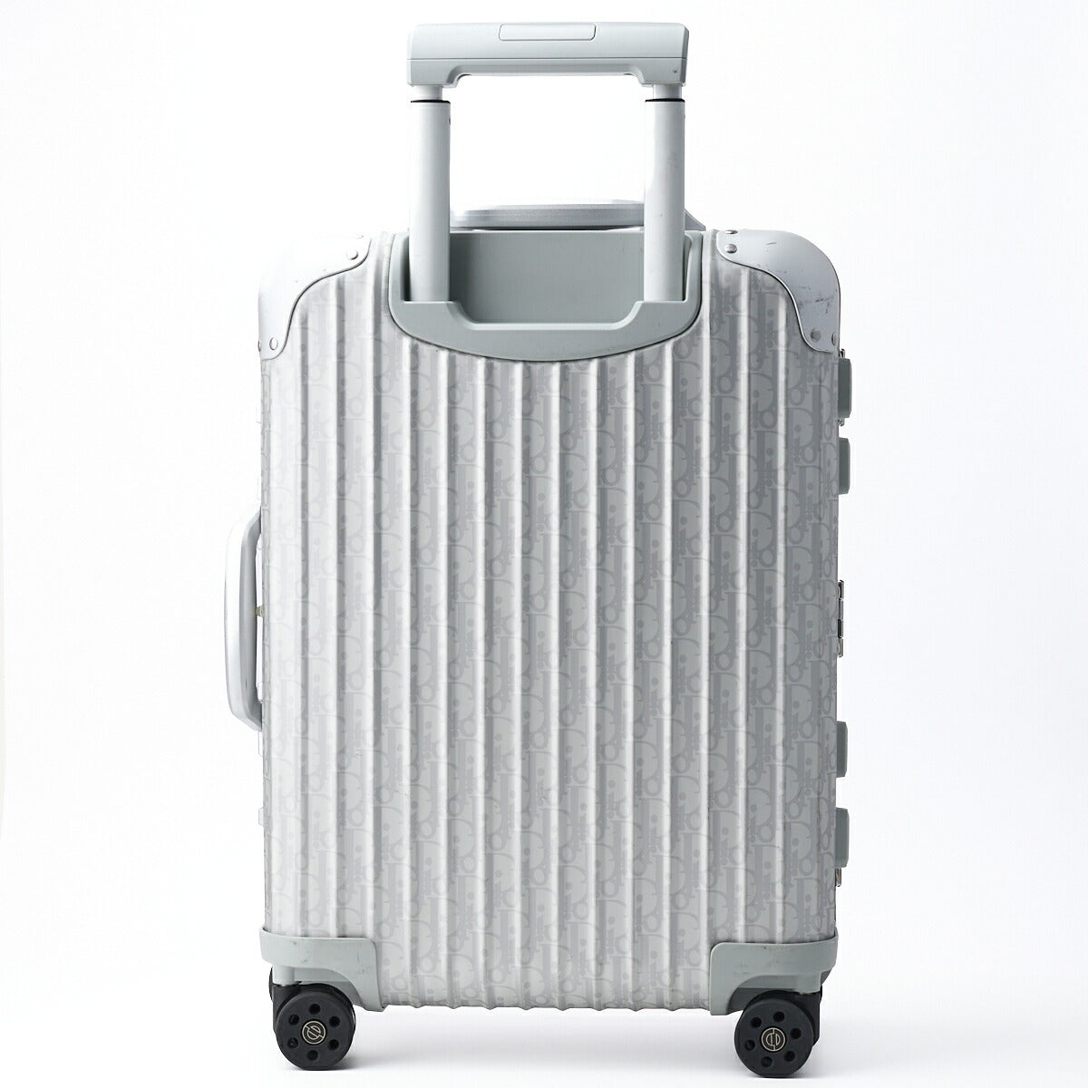 DiorRIMOWA Suitcase Oblique Aluminum Silver Gold-Tone Hardware Pre-Owned - Vintage La Charme