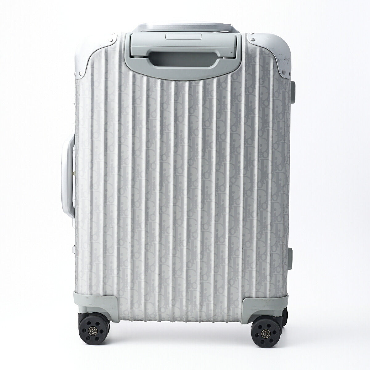 DiorRIMOWA Suitcase Oblique Aluminum Silver Gold-Tone Hardware Pre-Owned - Vintage La Charme