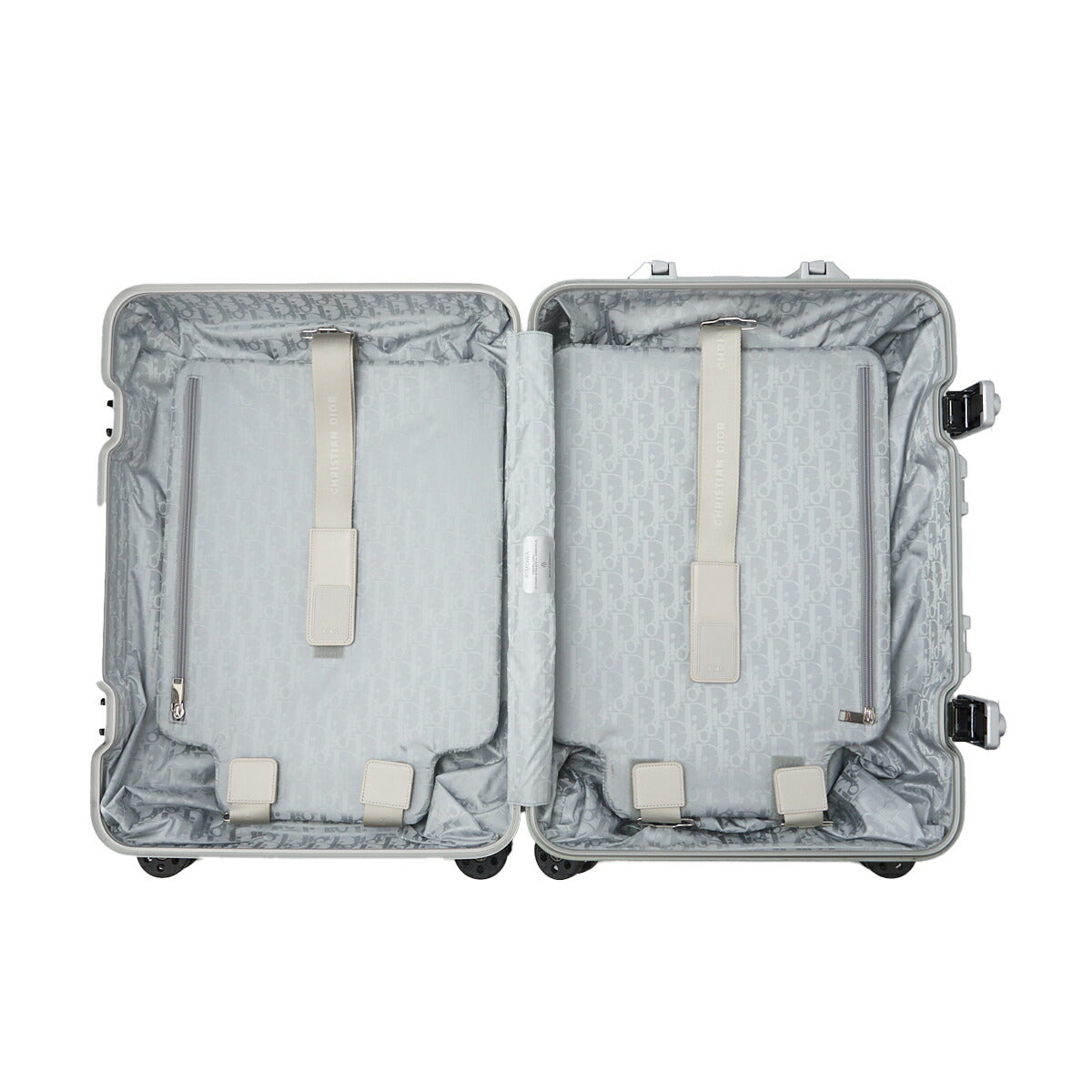 DiorRIMOWA Suitcase Oblique Aluminum Silver Gold-Tone Hardware Pre-Owned - Vintage La Charme