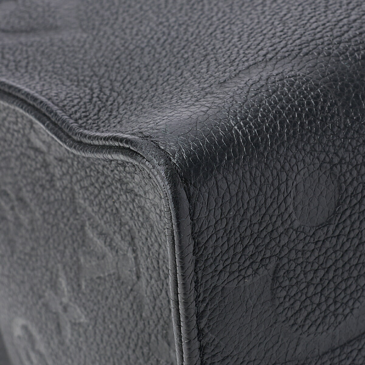 Louis Vuitton Shoulder Tote Bag 2WAY Monogram Unplanted Leather Black Gold-Tone Hardware Pre-Owned - Vintage La Charme