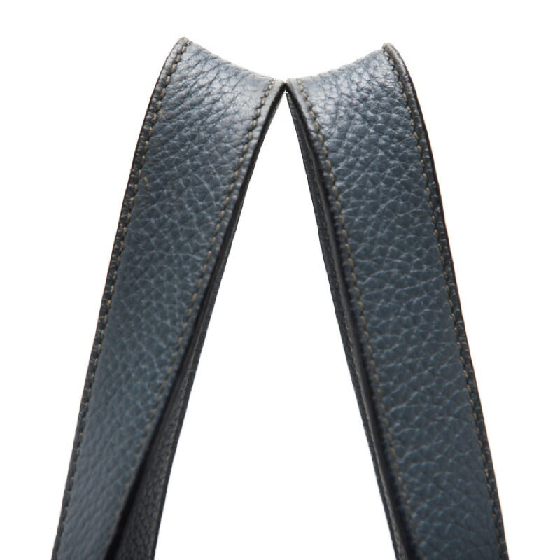 HERMES Tote Bag Picotin Rock MM Tryon Clemence Blue Orage Silver-Tone Hardware Pre-Owned - Vintage La Charme