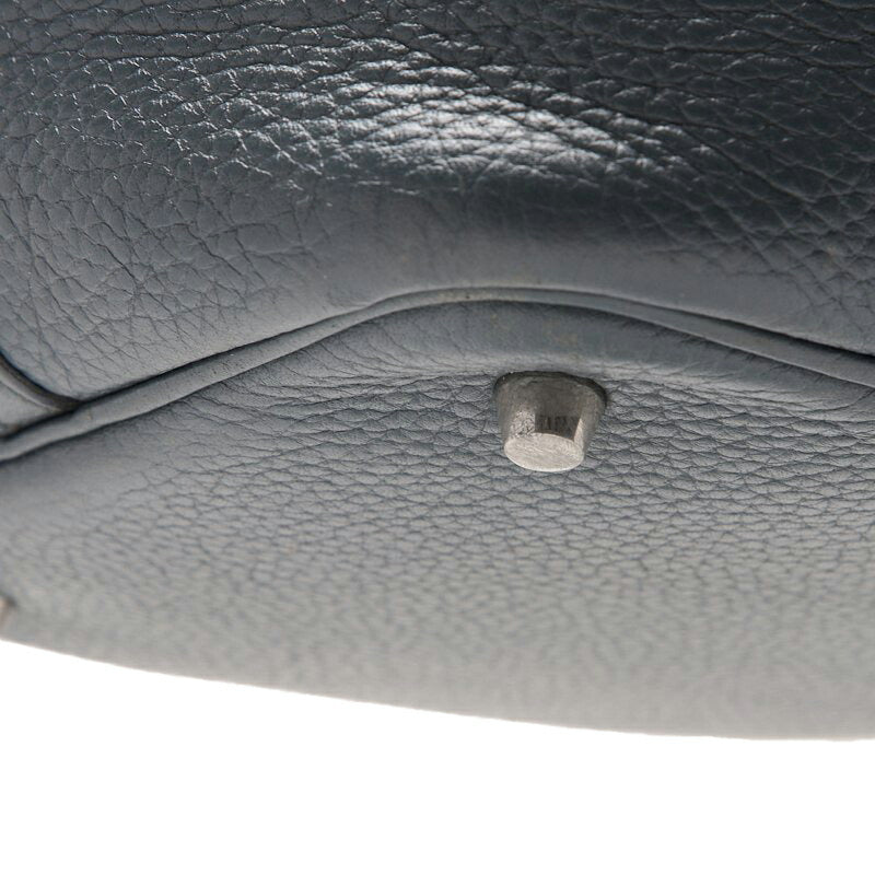 HERMES Tote Bag Picotin Rock MM Tryon Clemence Blue Orage Silver-Tone Hardware Pre-Owned - Vintage La Charme