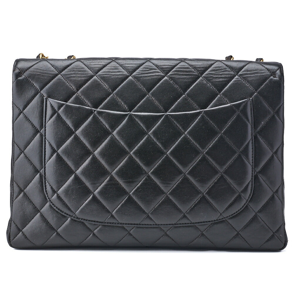 CHANEL Shoulder Bag, Deca Matelasse Turn Lock, Lambskin, Black, Gold-Tone Hardware, Pre-Owned - Vintage La Charme