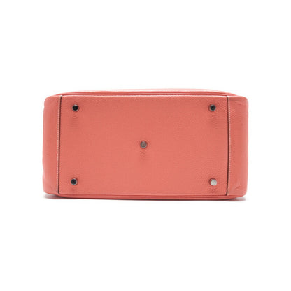 HERMES Lindy 34 Shoulder Bag Tryon Clemence Crevette Silver-Tone Hardware Pre-Owned - Vintage La Charme