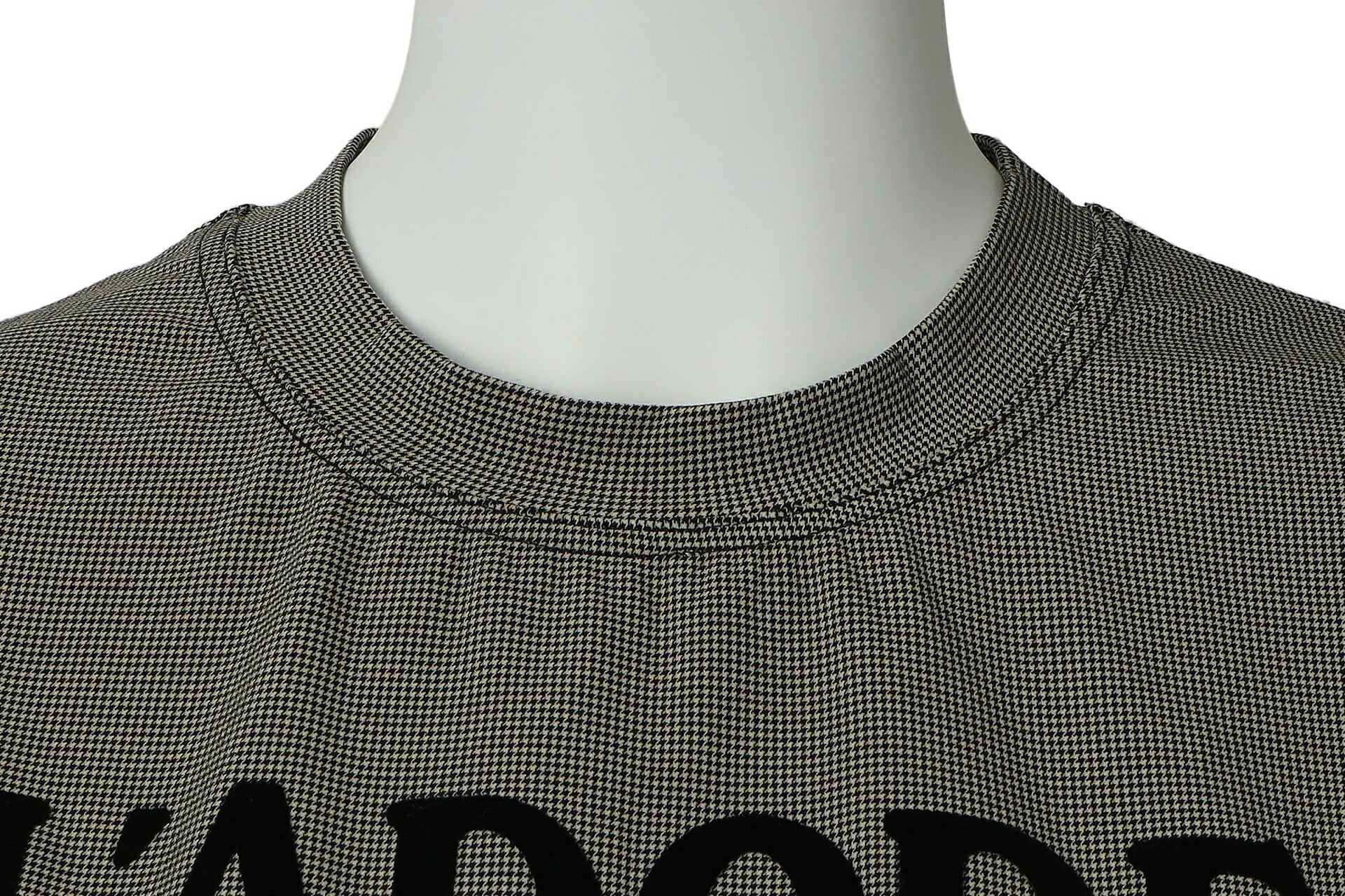 Dior T-Shirt, Staggered Design, 100 Percent Cotton, Black, Silver-Tone Hardware, Pre-Owned - Vintage La Charme