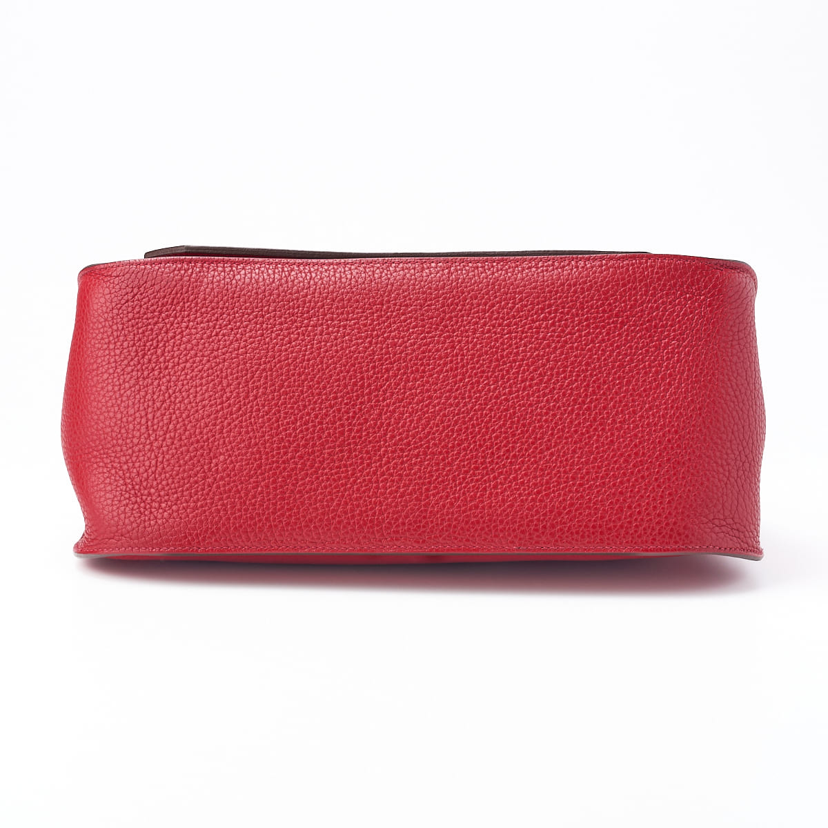 HERMES Gypsiere 31 Shoulder Bag Tryon Clemence Rouge Casaque Silver-Tone Hardware Pre-Owned - Vintage La Charme