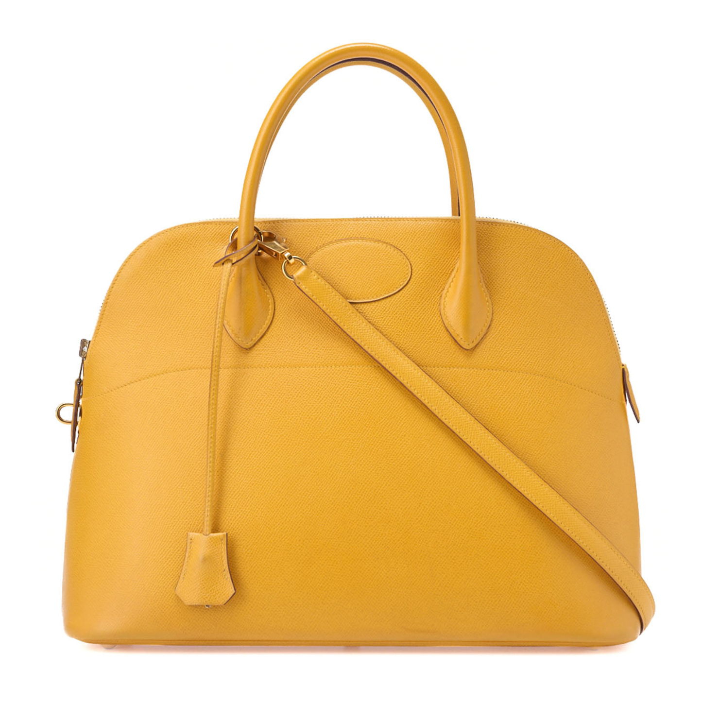 HERMES  Bolide 35 Handbag Shoulder Bag Couchbel Jaune Jaune (Gold -Tone Hardware, Pre-Owned