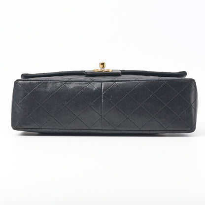 CHANEL Shoulder Bag, Matelasse, Lambskin, Black, Gold-Tone Hardware, Pre-Owned - Vintage La Charme
