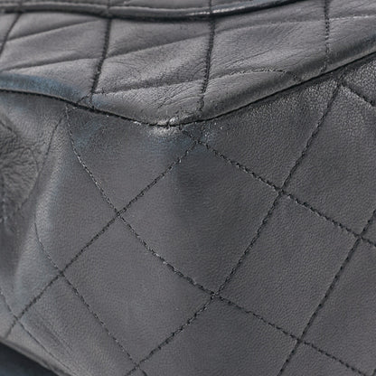 CHANEL Shoulder Bag, Matelasse, Lambskin, Black, Gold-Tone Hardware, Pre-Owned - Vintage La Charme