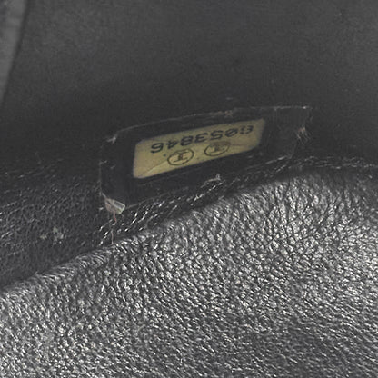 CHANEL Matelasse Reprint Tote Caviar Skin Black Silver-Tone Hardware, Pre-Owned