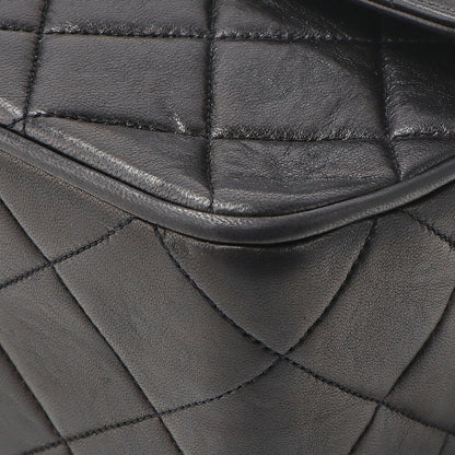 CHANEL Shoulder Bag, Matelasse, Chain Shoulder, Lambskin, Black, Gold-Tone Hardware, Pre-Owned - Vintage La Charme