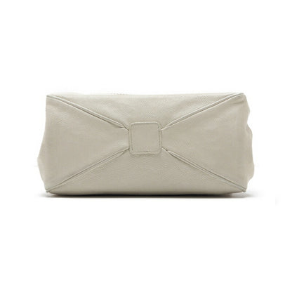 CHANEL Shoulder Bag, Coco Mark, Chain Shoulder, Caviar Skin, White, Silver-Tone Hardware, Pre-Owned - Vintage La Charme