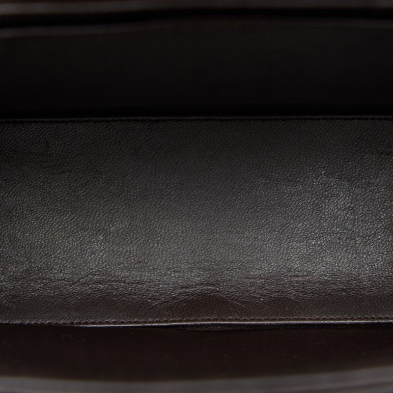 CHANEL Handbag Matelasse Lambskin Brown Gold-Tone Hardware Pre-Owned - Vintage La Charme