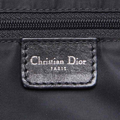 Dior Trotter D Charm Handbag, Canvas, Navy, Silver-Tone Hardware, Pre-Owned - Vintage La Charme