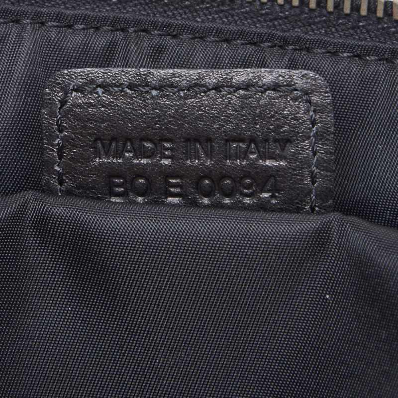 Dior Trotter D Charm Handbag, Canvas, Navy, Silver-Tone Hardware, Pre-Owned - Vintage La Charme