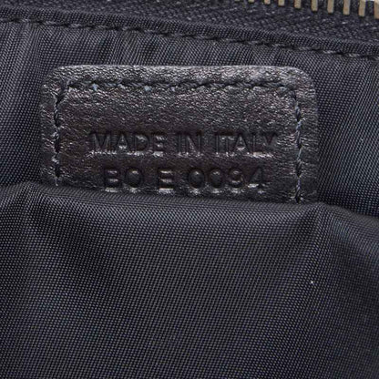 Dior Trotter D Charm Handbag, Canvas, Navy, Silver-Tone Hardware, Pre-Owned - Vintage La Charme