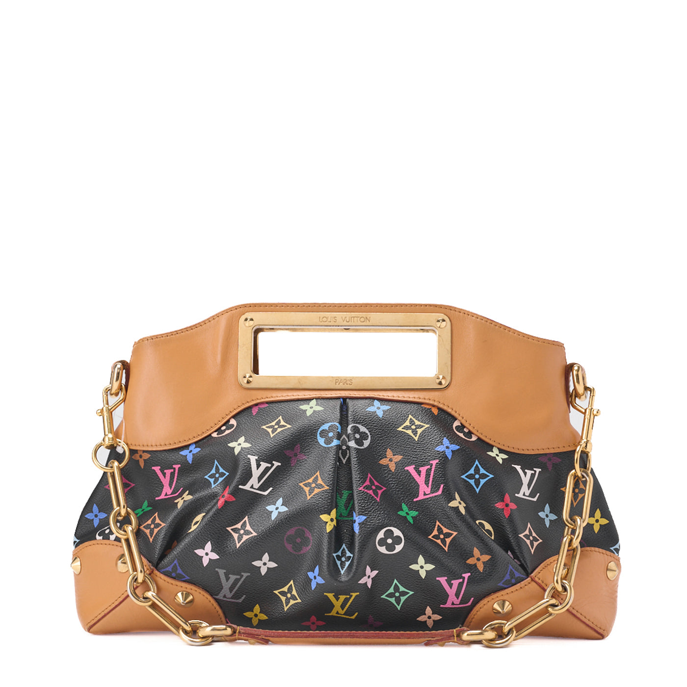Louis Vuitton Shoulder Bag 2WAY Monogram Multicolor Canvas Noir Gold-Tone Hardware Pre-Owned
