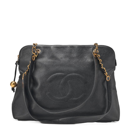 CHANEL Schultertasche Matelassé Lammleder Schwarz Goldfarbene Hardware Pre-Owned