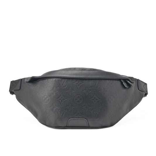 Louis Vuitton Shoulder Backpack Bag Monogram Shadow Black Noir Silver-Tone Hardware Pre-Owned