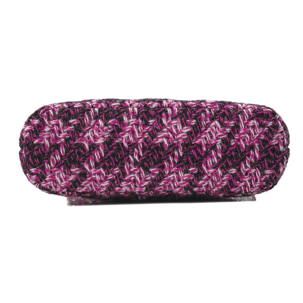 CHANEL Tweed Matelass? Coco Mark Mini Chain Shoulder Purple X Multicolor Gold-Tone Hardware, Pre-Owned
