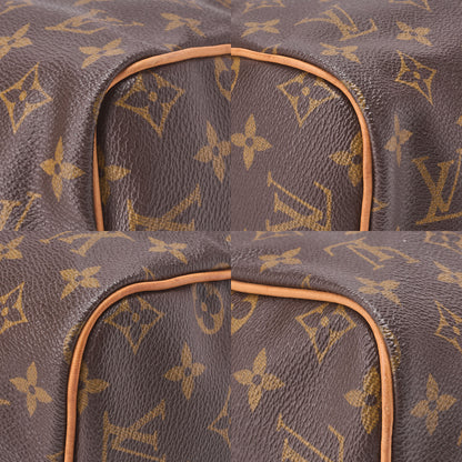 LOUIS VUITTON Louis Vuitton Monogram Speedy 30 Handbag M41526 Brown Gold-Tone Hardware, Pre-Owned
