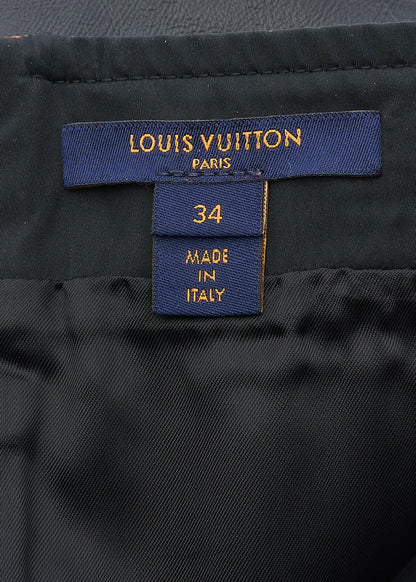 Louis Vuitton Skirt Bottoms, Monogram Logo, Cowhide Leather, Brown, Gold-Tone Hardware, Pre-Owned - Vintage La Charme