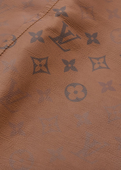 Louis Vuitton Skirt Bottoms, Monogram Logo, Cowhide Leather, Brown, Gold-Tone Hardware, Pre-Owned - Vintage La Charme