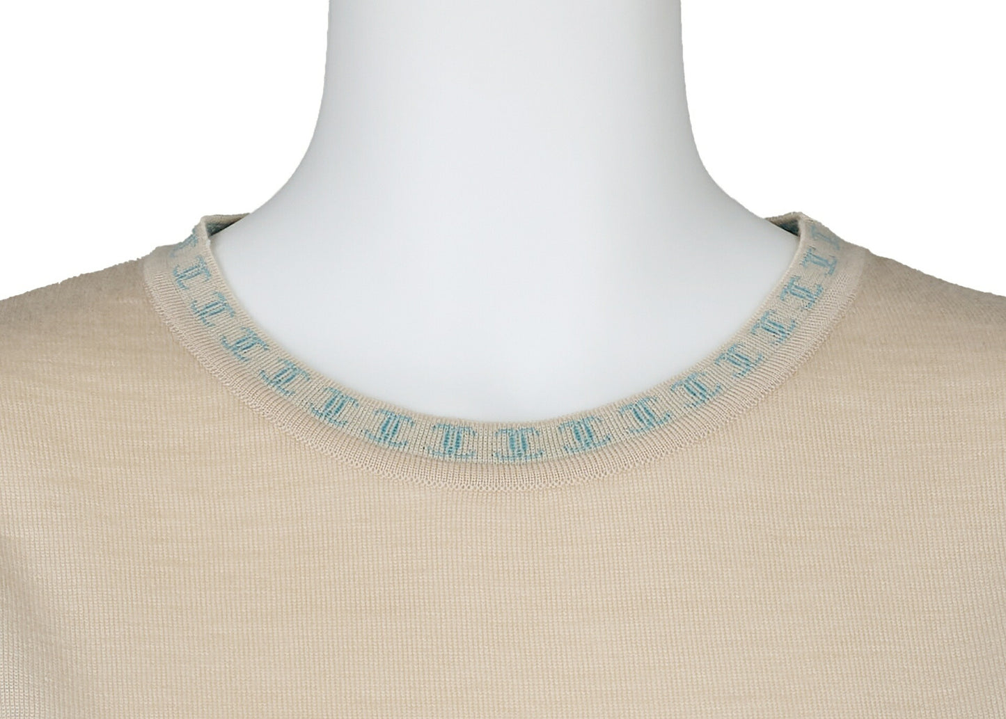 CHANEL Sleeveless Vest, Coco Mark, Knitted, Cashmere, Beige, Gold-Tone Hardware, Pre-Owned - Vintage La Charme