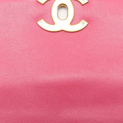 CHANEL 19 Tote Bag Matelasse 2WAY Chain Shoulder Lambskin Pink Gold-Tone Hardware Pre-Owned - Vintage La Charme
