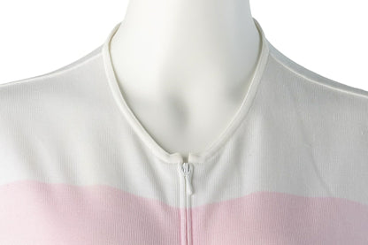 CHANEL Sleeveless T-Shirt, Cut-and-Sew, 100 Percent Cotton, White, Silver-Tone Hardware, Pre-Owned - Vintage La Charme