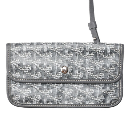 Goyard Saint Louis PM Tote Bag Coated Canvas Gray Silver-Tone Hardware Pre-Owned - Vintage La Charme